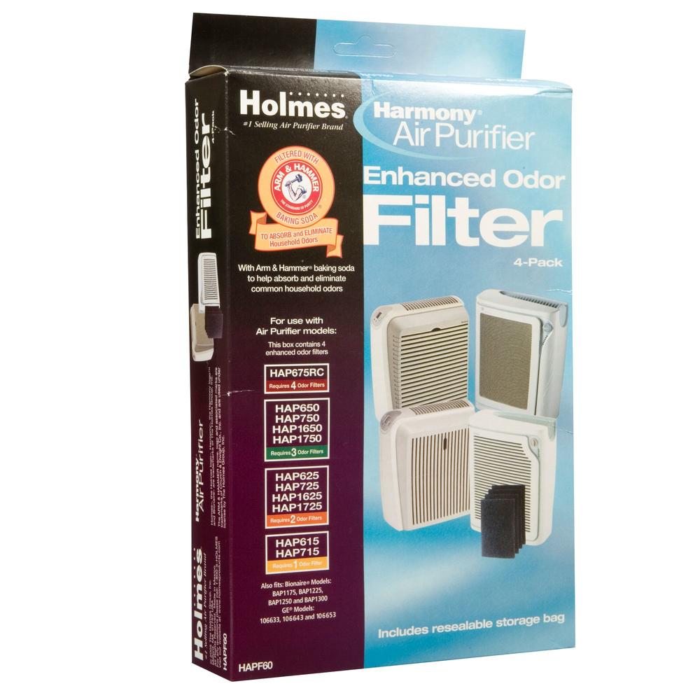 Holmes 60288811 Harmony Air Purifier Carbon Filter 4 pk