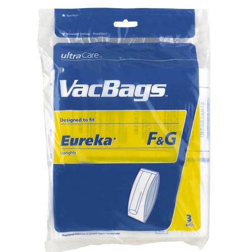 UltraCare 177122 VacBags for Eureka Type F & G Vacuums &#8211; 3 Pack