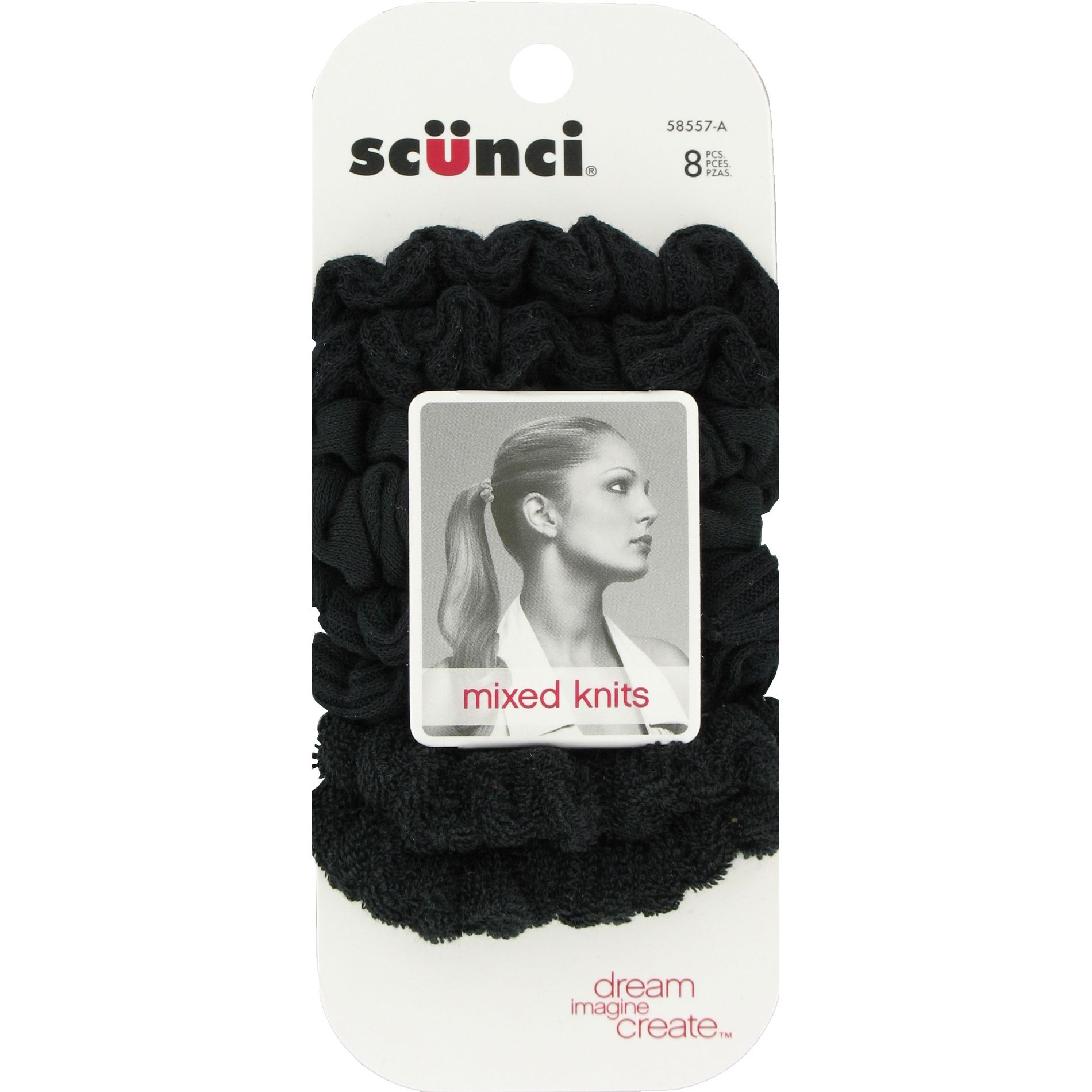 Scunci Mixed Knits 8 Count