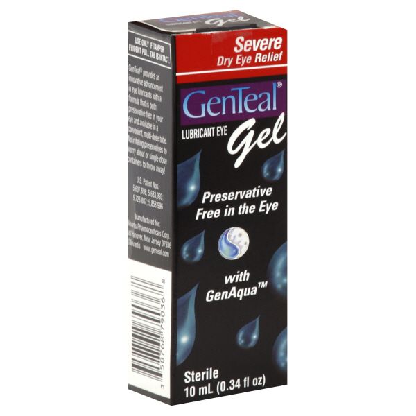 GenTeal Eye Gel Lubricant Severe Dry Eye Relief 0.34 fl oz (10 ml)