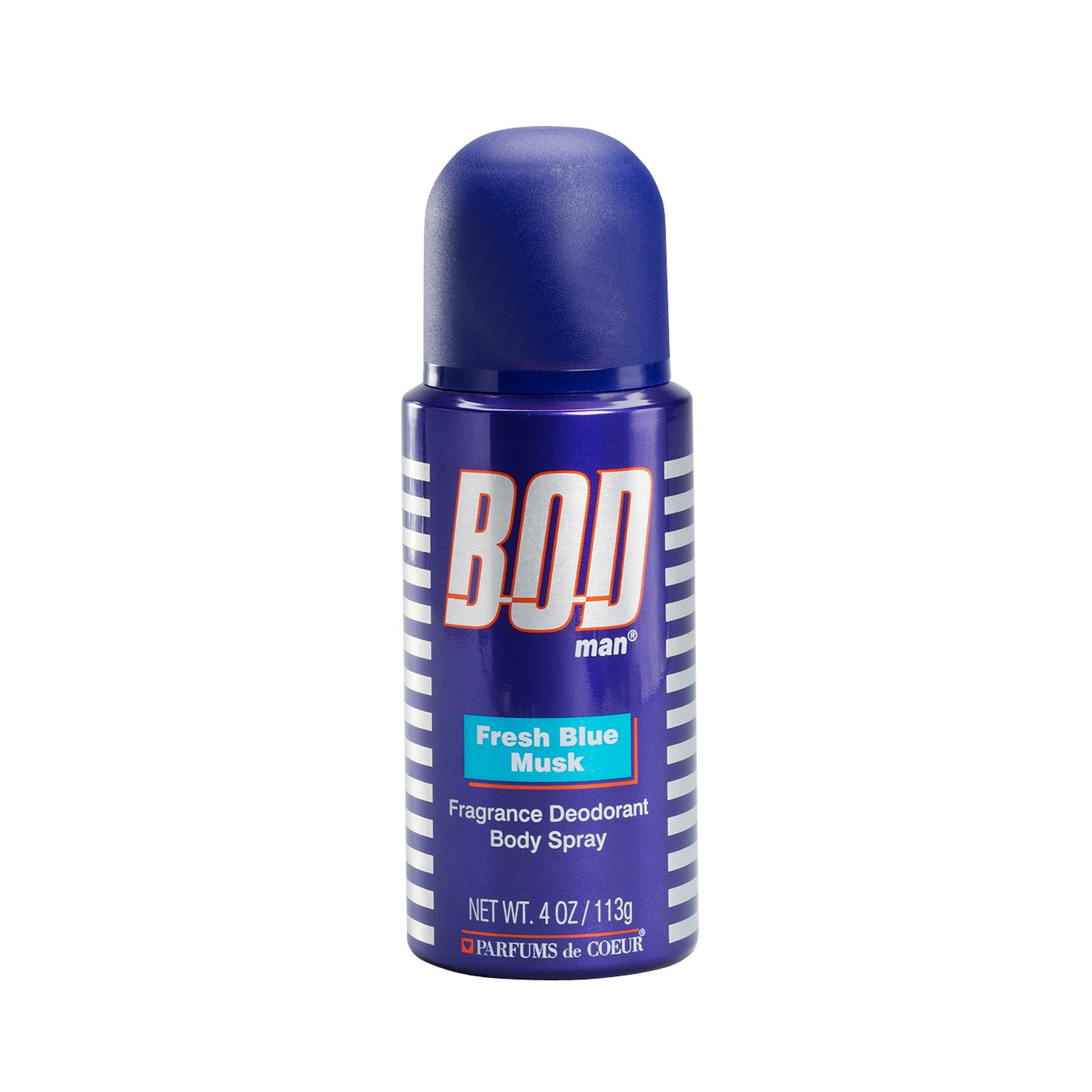 BOD Man 4 oz. Deodorant Body Spray Fresh Blue Musk