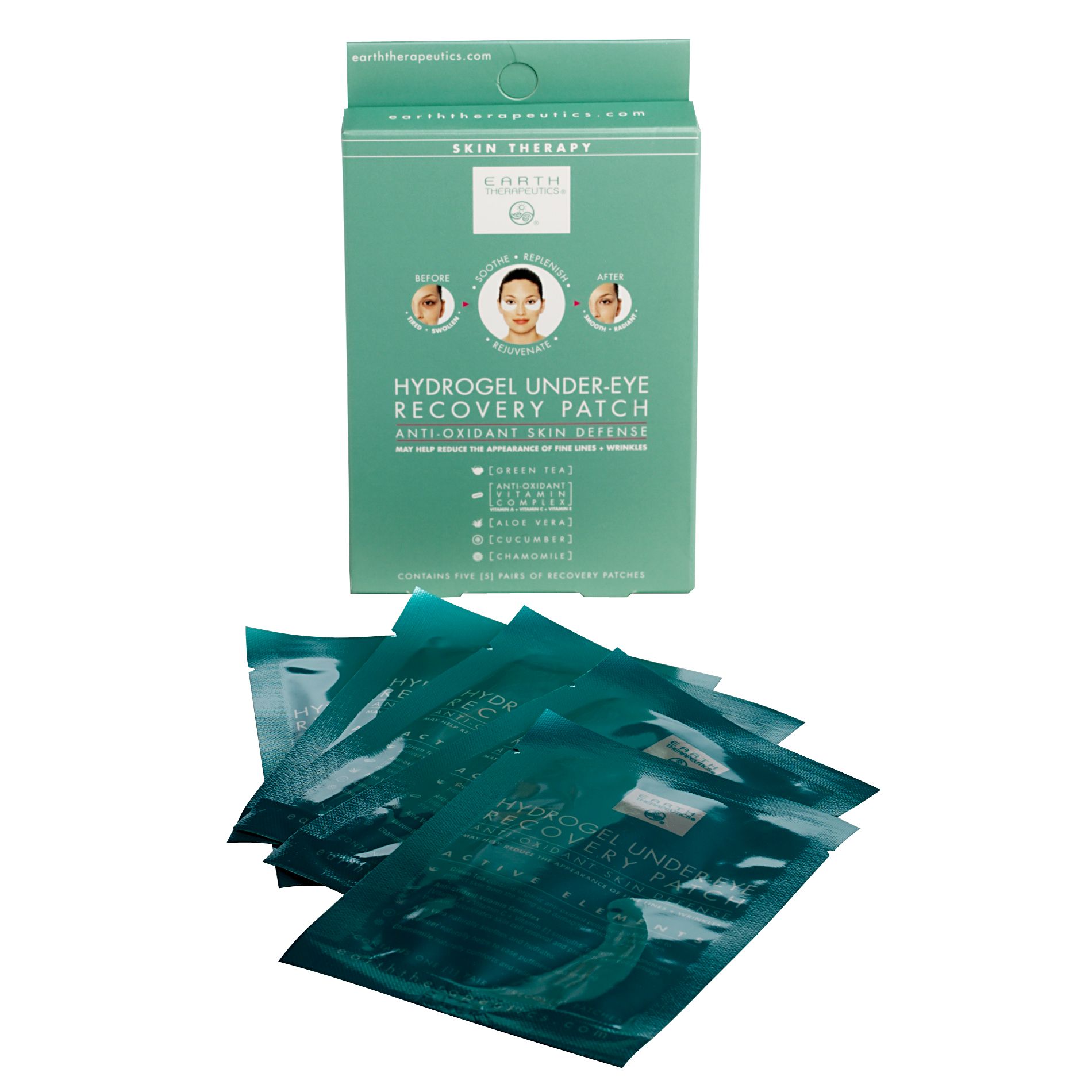 Earth Therapeutics Hydrogel Under Eye Recover Patch