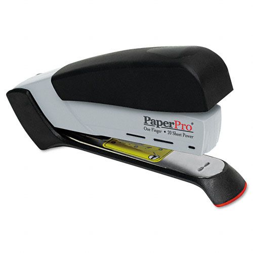PaperPro ACI1100 Desktop Stapler, 20 Sheet Capacity, Black/Gray