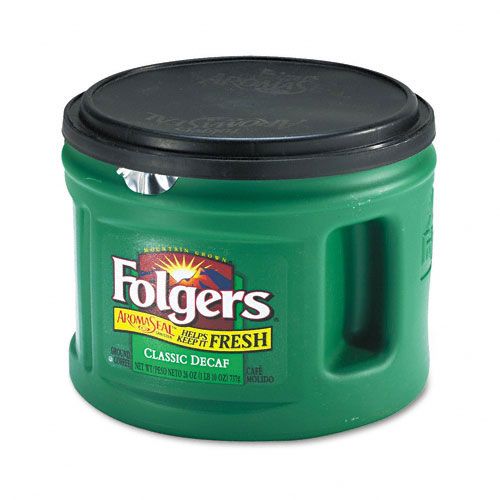 Folgers FOL00374EA Ground Coffee, Decaffeinated, 22.6oz. Can