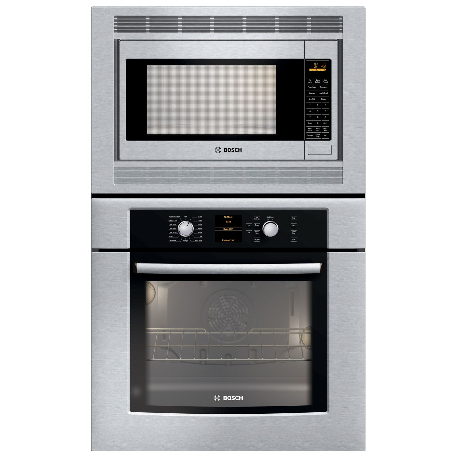 Bosch 30″ Combination Convection Electric Wall Oven/microwave