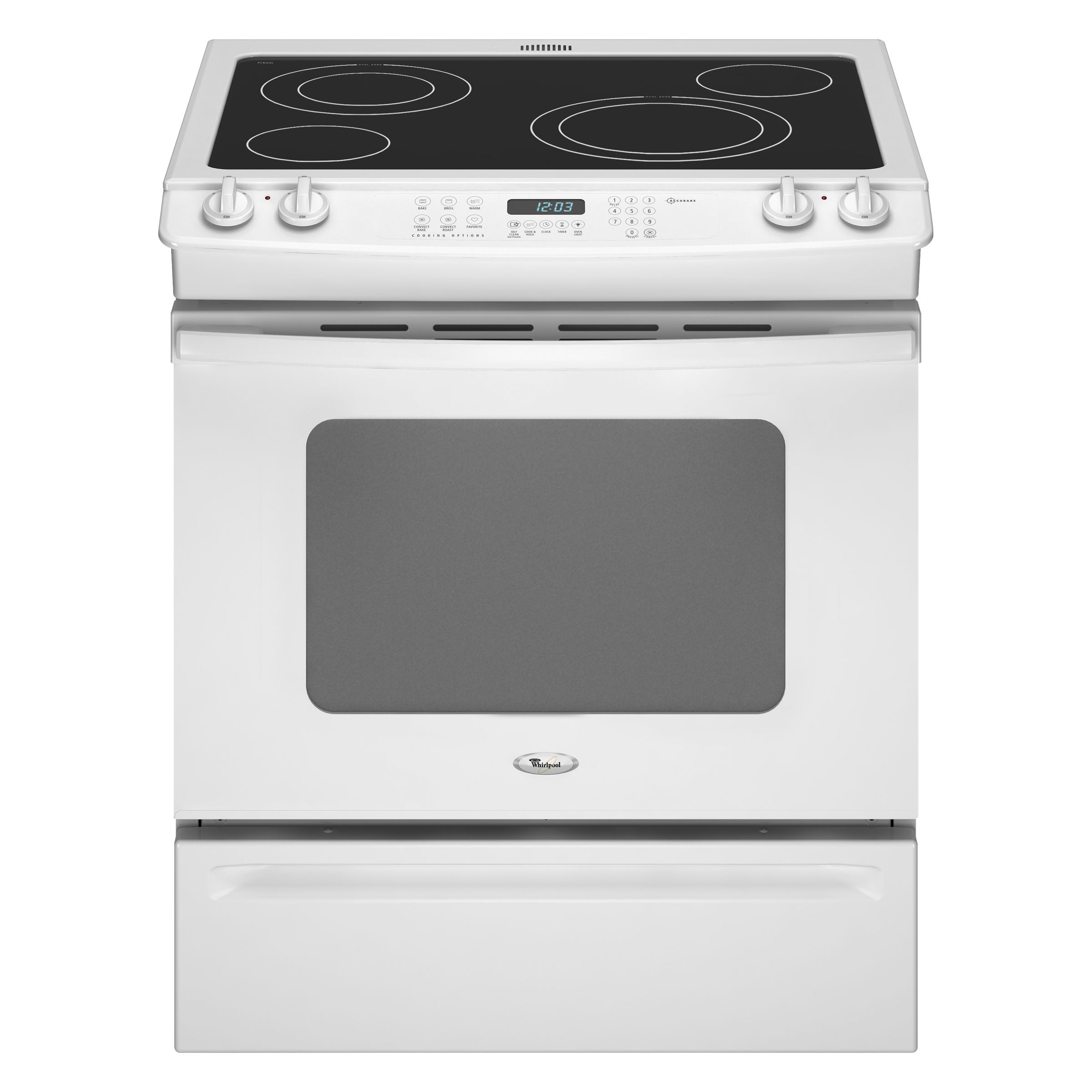 Whirlpool GY399LXUQ 30" Slide-In Radiant Range w/ Convection