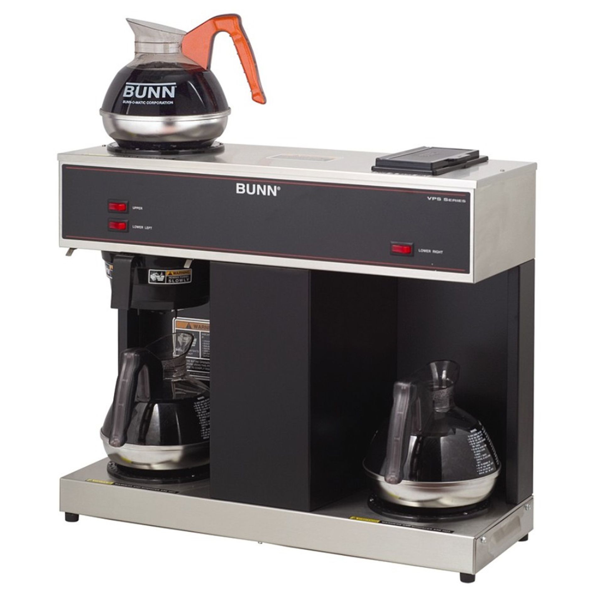 Bunn VPS 12-Cup Pourover Commercial Coffee Brewer with 3 Warmers