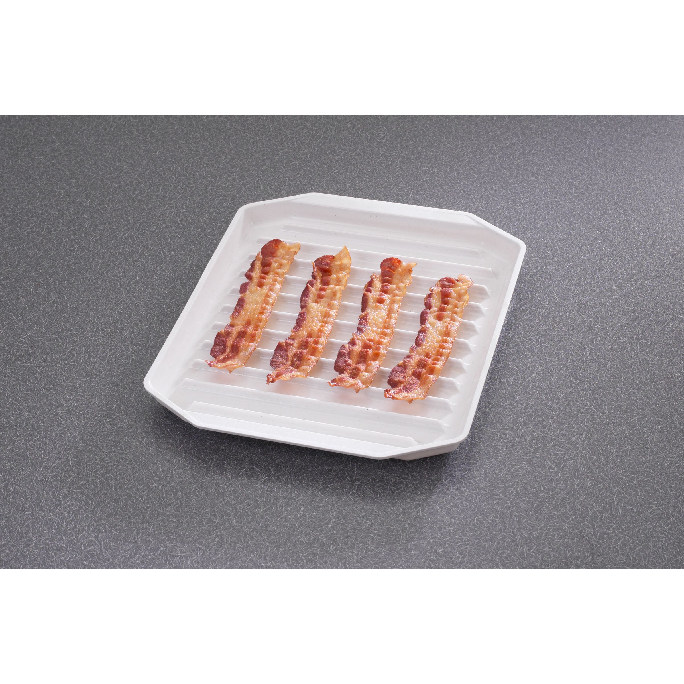Nordic Ware 60110Z Compact Bacon Rack, White-6011OW Nordic Ware 60110Z Compact Bacon Rack, White-6011OW