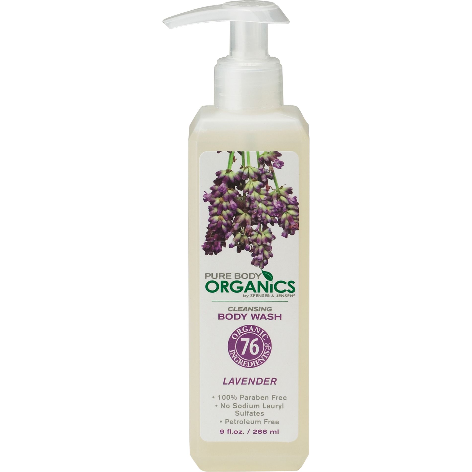 Pure Body Organics Body Wash - Lavender