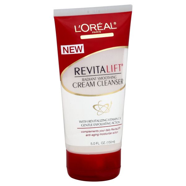 L'Oreal RevitaLift Cream Cleanser, Radiant Smoothing, 5 fl oz (150 ml)