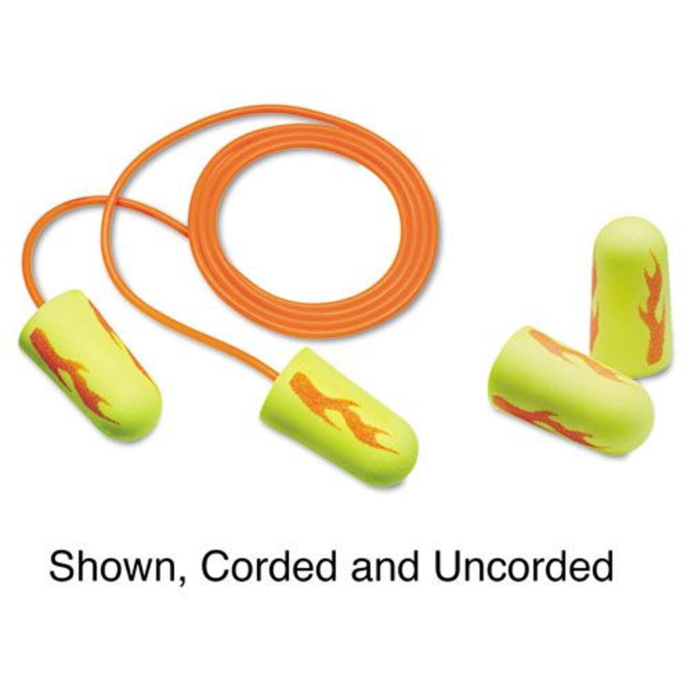 Aearo Peltor EARsoft Blasts Foam Ear Plugs, Corded, Yellow