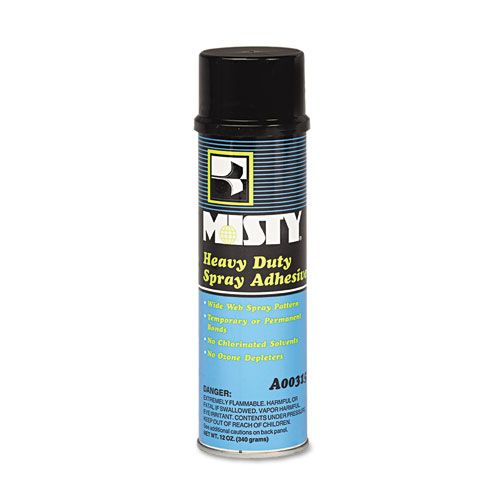 Misty AMRA31520CT Heavy-Duty Adhesive Spray, 12oz, Aerosol