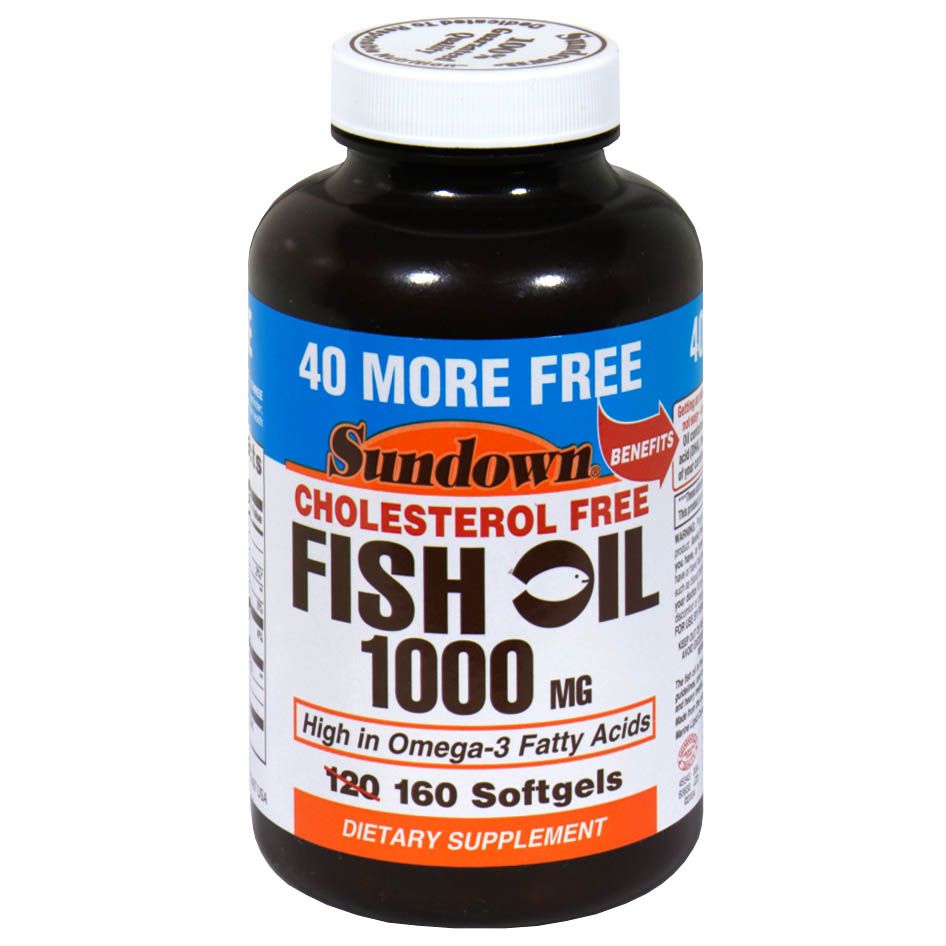 Sundown Fish Oil 1000 Mg 120 Count