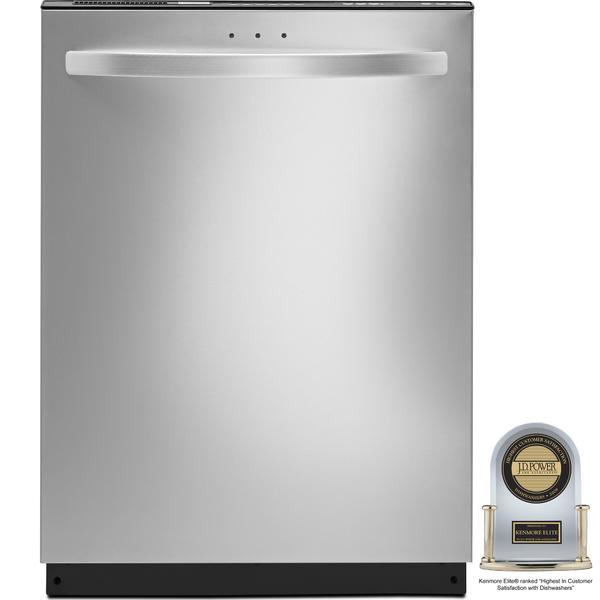 Kenmore Elite 1319 24 in. BuiltIn Dishwasher with Ultra Wash® HE