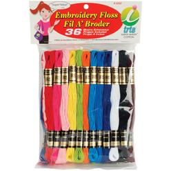 Melrose Jo-Ann Stores Cotton Embroidery Floss - Primary/36 Skeins