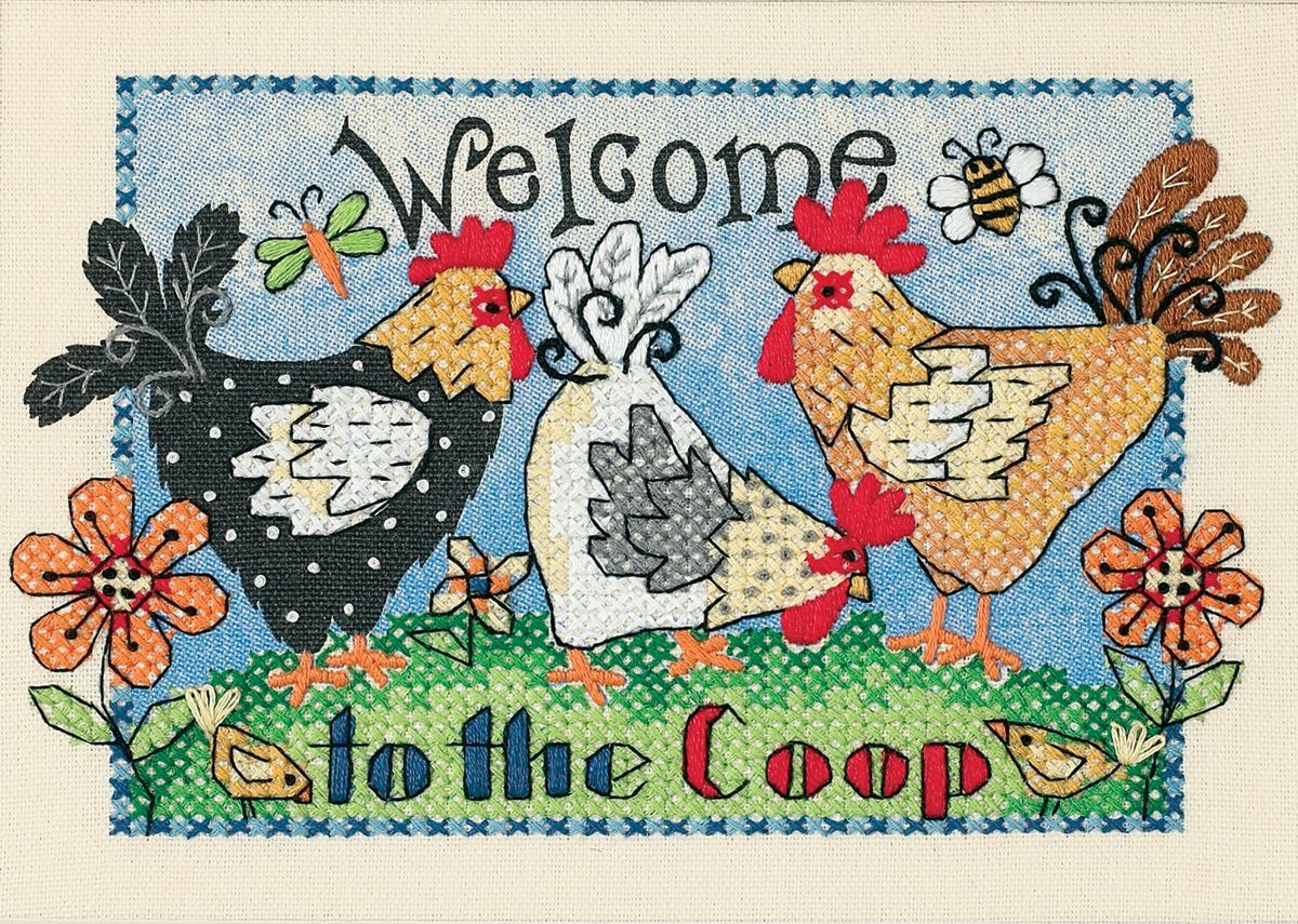 Dimensions 7"X5"     -Welcome To The Coop