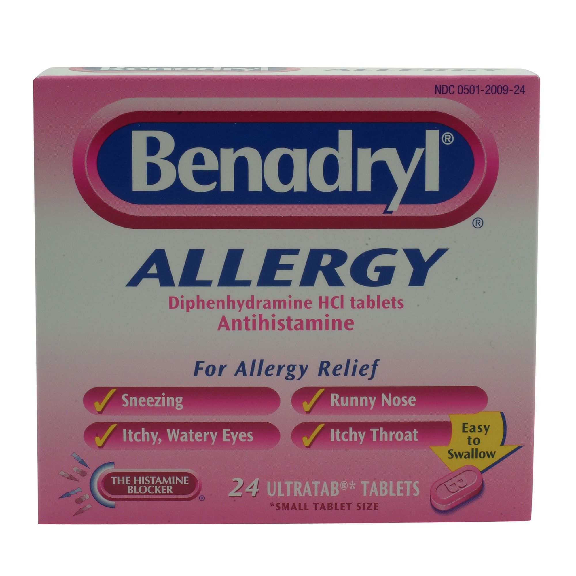Benadryl Allergy Medicine Ultratablets 24 Count