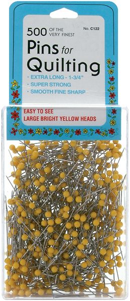 Dritz 1-3/4" Yel-Collins Quilter Pins
