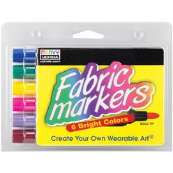 uchida fabric marker brush tip art supplies, primary