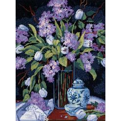 Dimensions Needlecrafts Needlepoint, Tulips and Lilacs