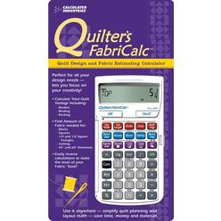Calculated Industries Quilters FabriCalc Quilt Design and Fabric Estimating Calculator