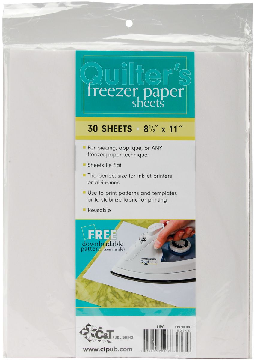 C&T Publishing 30/Pkg    -Freezer Paper Sheets
