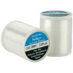 Sulky Premium Invisible Thread for Sewing, 2200-Yard, Clear