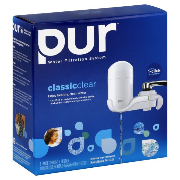 Pur FM-3333 Water Filtration System - Classic Clear