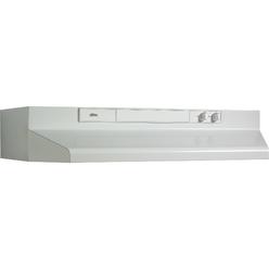 Broan-NuTone 463011 Under-Cabinet Range Hood with Infinitely Adjustable Speed Control, White, 30-Inch