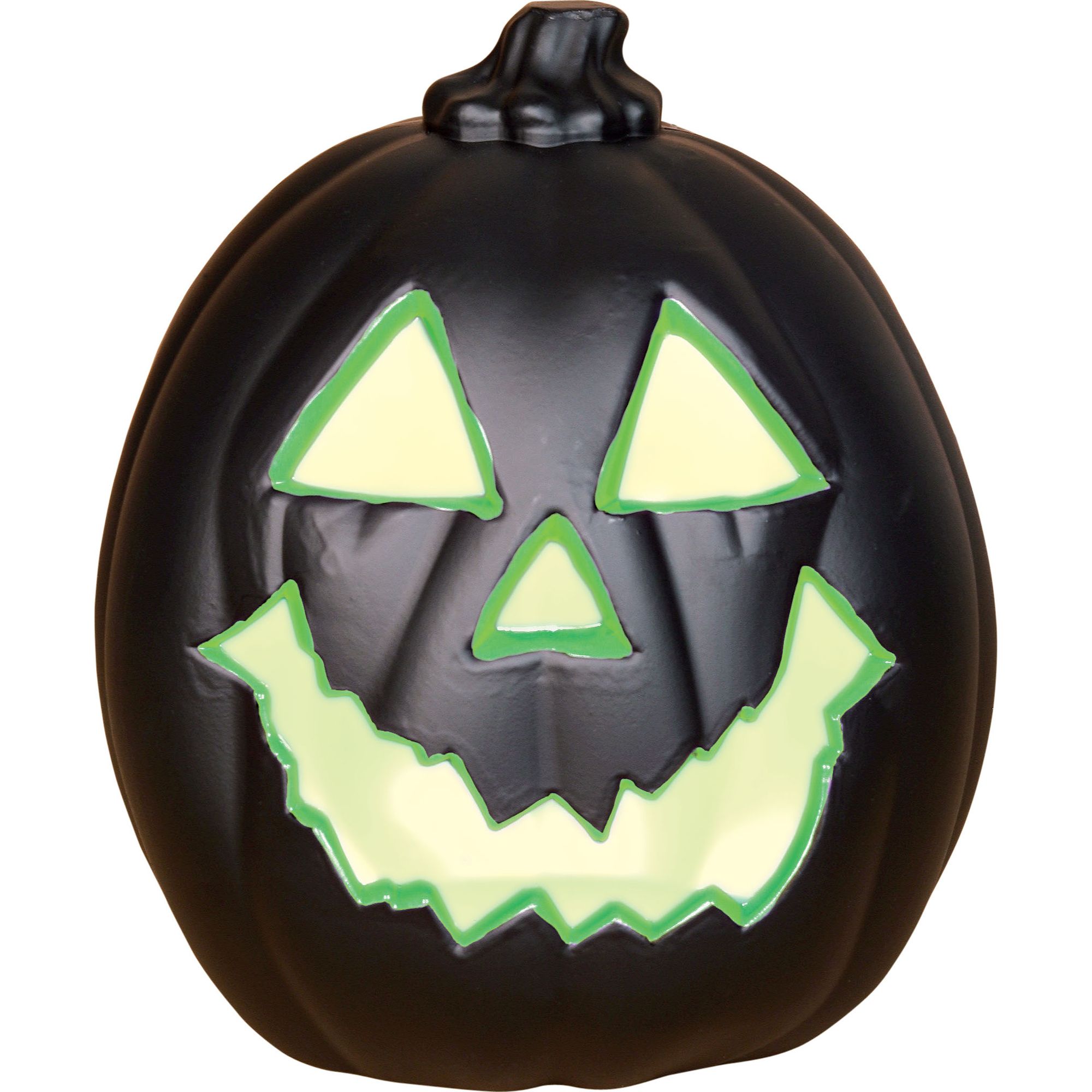 Totally Ghoul Black And Neon Happy Pumpkin