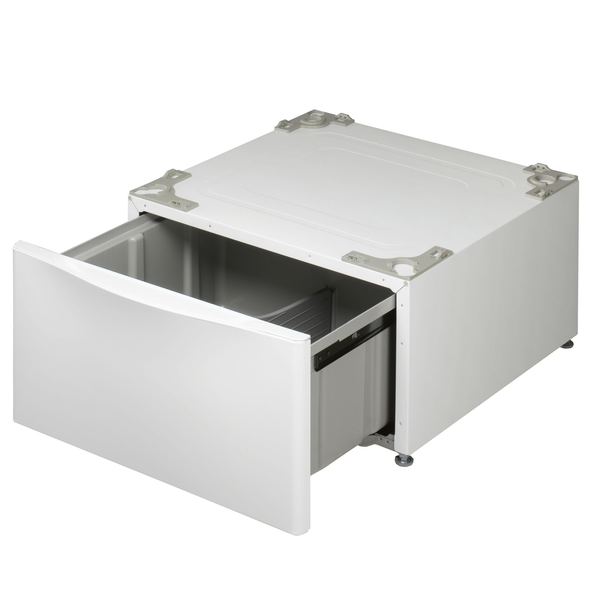LG WDP4W  13.6" Laundry Pedestal with Storage Drawer - White
