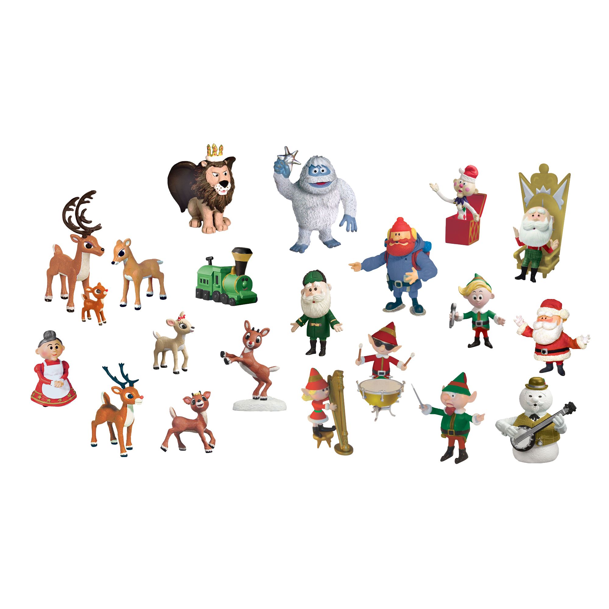 rudolph figurine set
