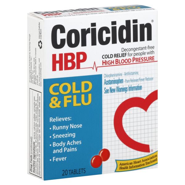 HBP Cold & Flu, Tablets, 20 tablets