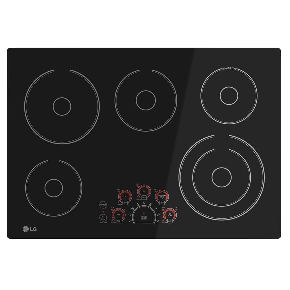LG LCE3010SB  30" Electric Cooktop