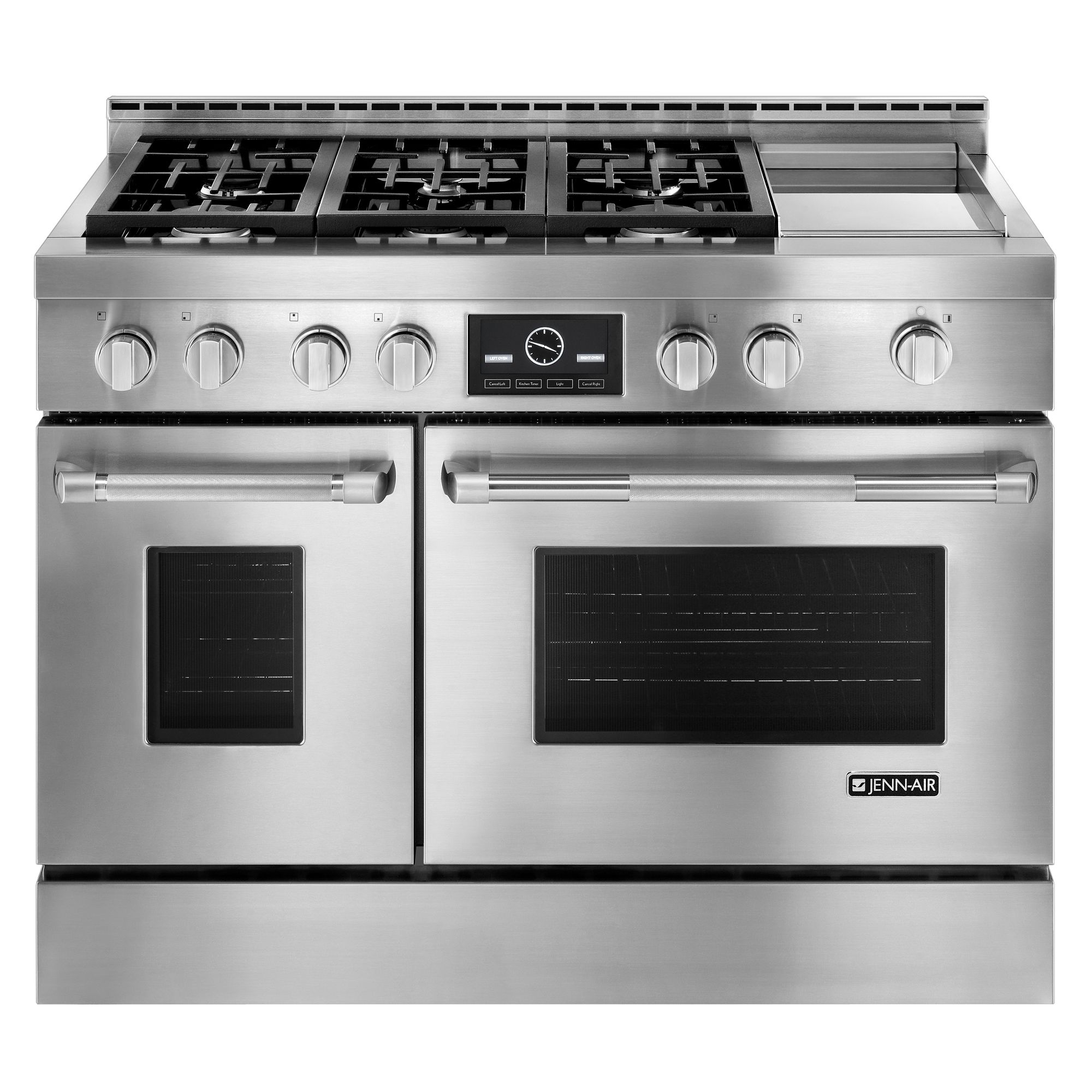 Jenn-Air JGRP548WP 6.3 cu. ft. 48" Pro-Style&trade; Double-Oven Gas Range w/ Griddle and Convection