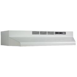 Broan 413001 30 Inch Non-Ducted Range Hood - White