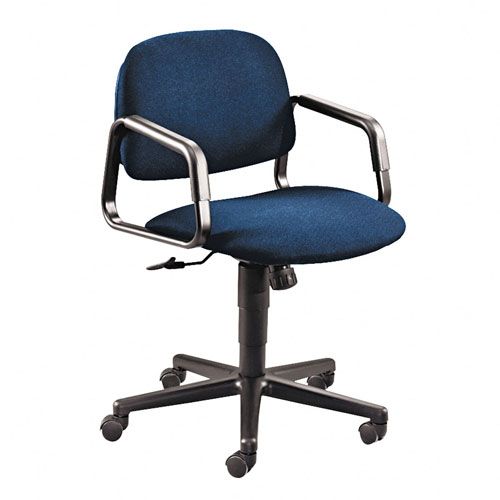 HON Mid-Back Swivel/Tilt Chair, Blue Olefin