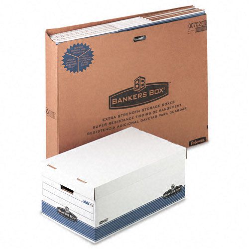 Bankers Box FEL00702 STOR/FILE Storage Boxes with Lift-Off Lid