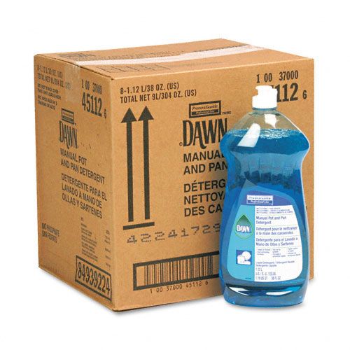 Dawn  Dishwashing Liquid, 38oz Bottle, 8/carton