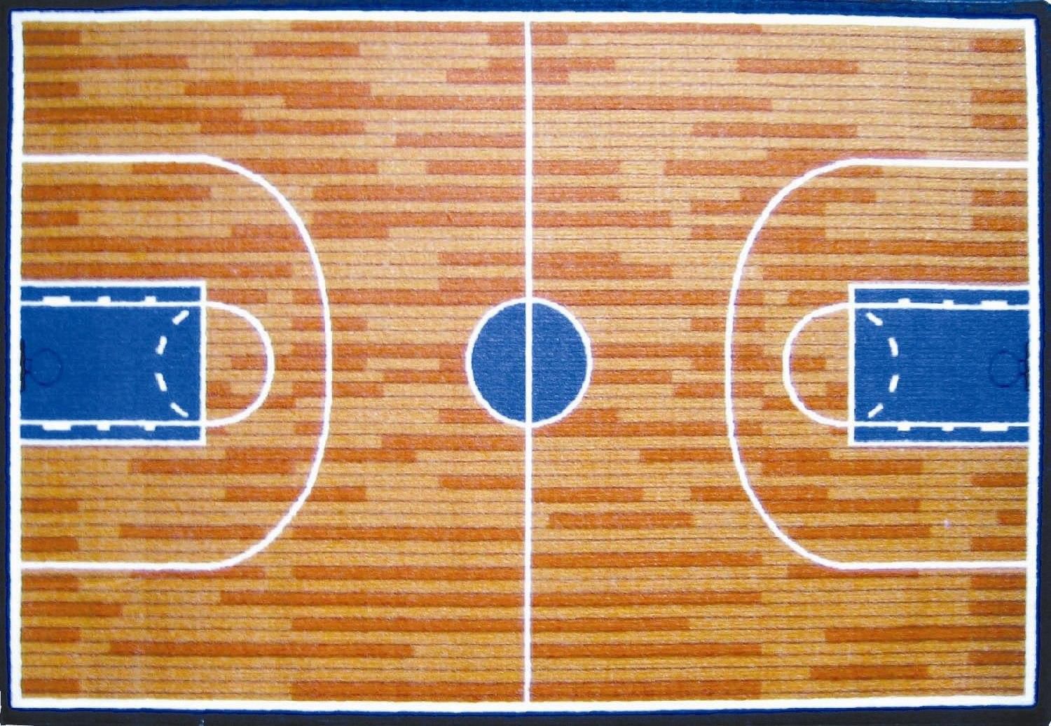 LA Rugs Fun Time Basketball Court Size: 39" x 58" Area Rug