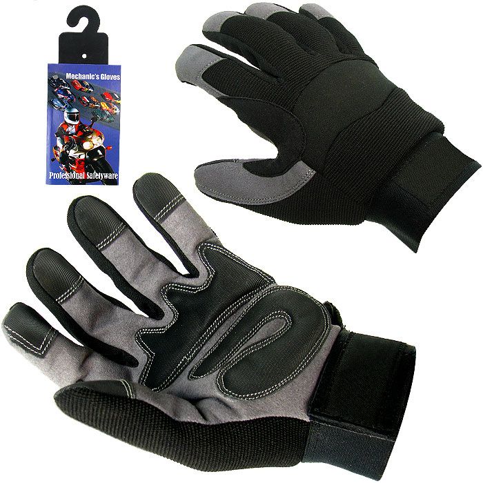 Trademark Tools High Performance Spandex Mechanic Glove with Velcro - L
