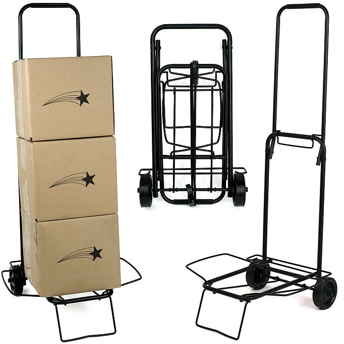Stalwart Folding Travel Cart - Holds Up To 80 Pounds