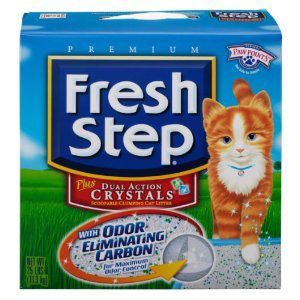 Fresh Step Plus Dual Crystals Cat Litter 25 Pound Box