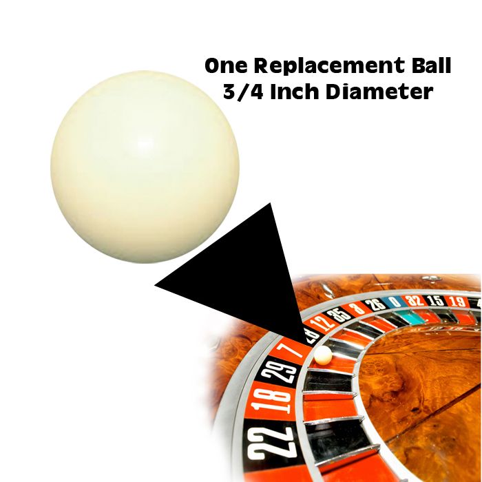 Trademark 3/4 inch Ball for Roulette Wheel