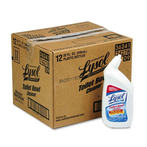 Lysol Toilet Bowl Cleaner, 32oz Bottle, 12/carton