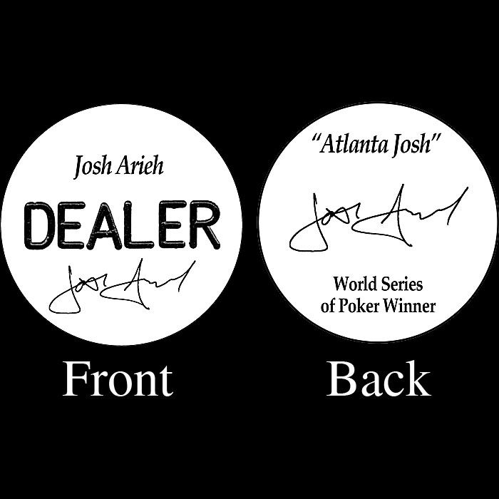 Trademark JOSH ARIEH Professional Collector's Dealer Button