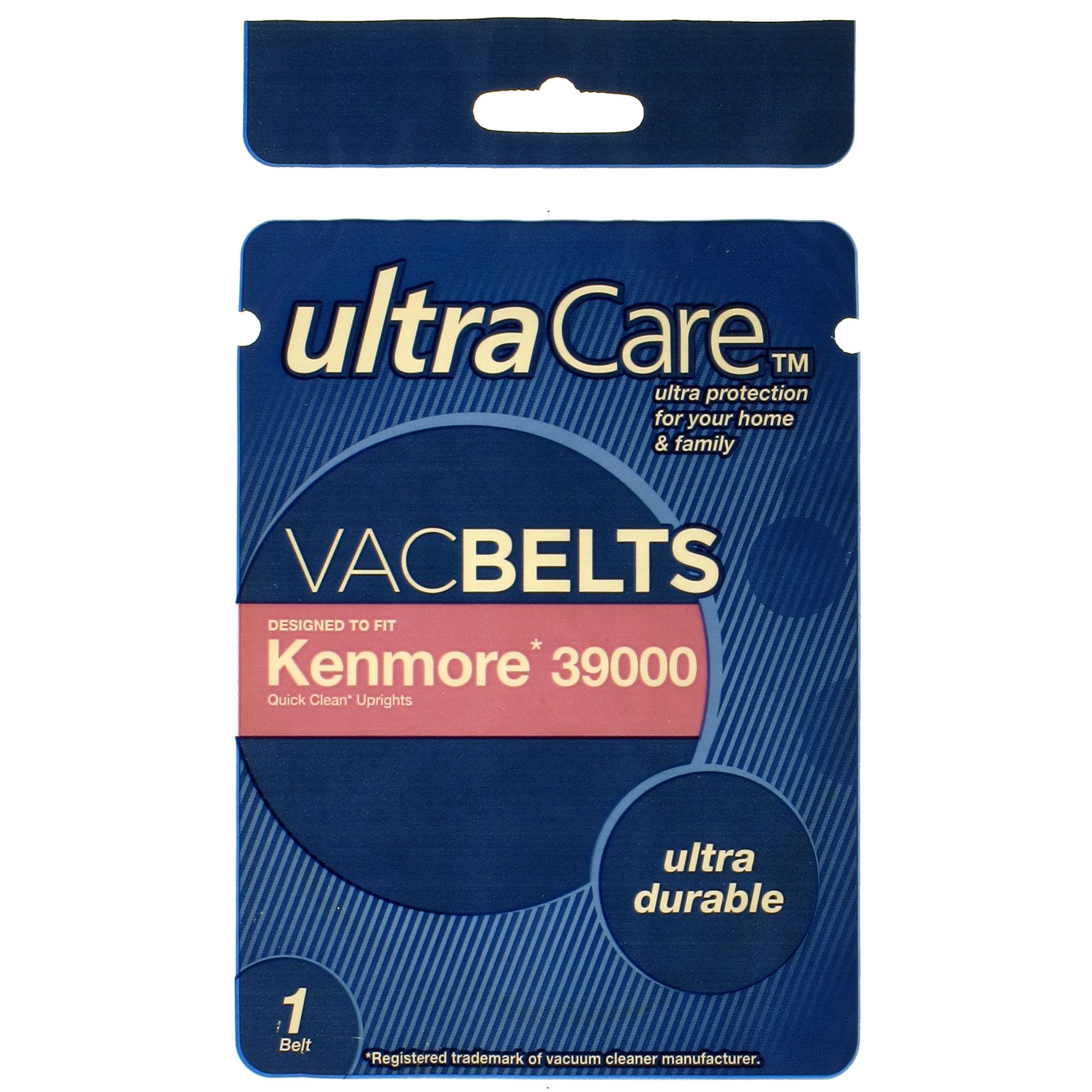 UltraCare 57003 VacBelts for Kenmore 39000 Upright Vacuums