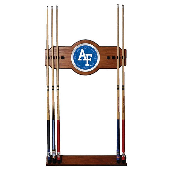 Trademark Air Force Wood and Mirror Wall Cue Rack