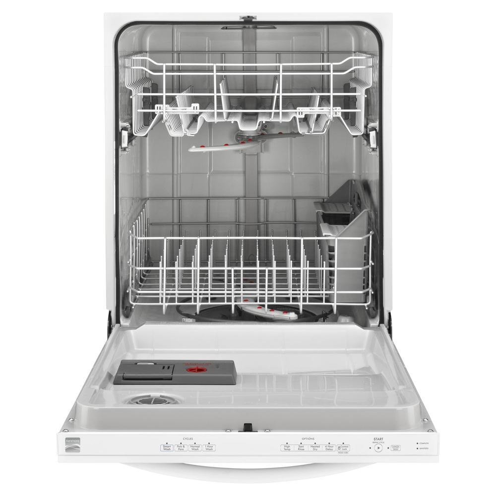 Kenmore 13272 24" BuiltIn Dishwasher White