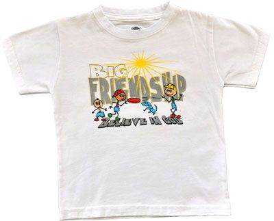 BiG, Believe in God Toddler Short Sleeve T-Shirt - Friendship Frisbee (Unisex)